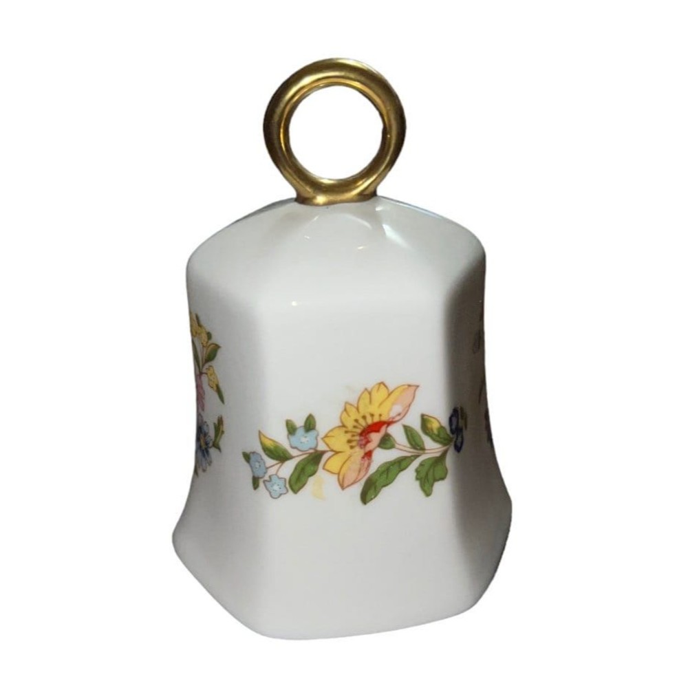 Vintage Ansley Cottage Garden Bell Fine English Bone China Made in England